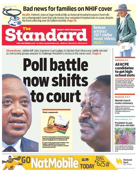 standard newspaper kenya breaking news